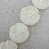 Tibetan Yak Bone Beads, Skeleton 17mm Hole:2mm, Sold by Bag