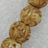 Tibetan Yak Bone Beads, 12mm Hole:1mm, Sold by Bag