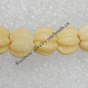 Tibetan Yak Bone Beads, 10mm Hole:1mm, Sold by Bag