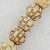 Tibetan Yak Bone Beads, 11x12mm Hole:1mm, Sold by Bag
