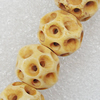 Tibetan Yak Bone Beads, 12mm Hole:1mm, Sold by Bag