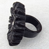 Resin Ring, Flower, 40mm, Sold by Dozen
