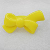 Resin Ring, Bowknot, 56x33mm, Sold by Dozen