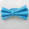 Resin Ring, Bowknot, 57x33mm, Sold by Dozen