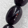 Black Agate Beads, Oval, 12x17mm, Hole:Approx 1mm, Sold per 15.7-inch Strand