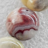 Crazy Agate Beads, Flat Round, 10mm, Hole:Approx 1mm, Sold per 15.7-inch Strand