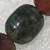 India Agate Beads, Flat Oval, 7x10mm, Hole:Approx 1mm, Sold per 15.7-inch Strand