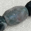 India Agate Beads, Faceted Tube, 13x18mm, Hole:Approx 1mm, Sold per 15.7-inch Strand