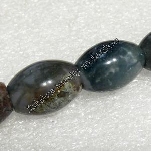 India Agate Beads, Oval, 13x18mm, Hole:Approx 1mm, Sold per 15.7-inch Strand