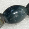 India Agate Beads, Oval, 13x18mm, Hole:Approx 1mm, Sold per 15.7-inch Strand