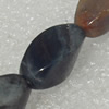 India Agate Beads, 17x8mm, Hole:Approx 1mm, Sold per 15.7-inch Strand