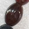 India Agate Beads, Oval, 13x18mm, Hole:Approx 1mm, Sold by PC