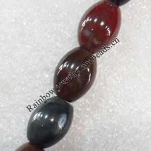 India Agate Beads, Oval, 13x18mm, Hole:Approx 1mm, Sold by PC
