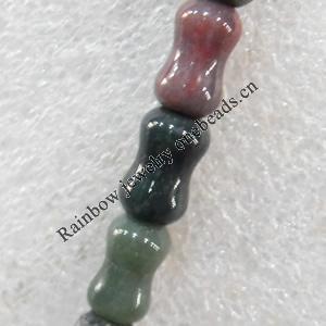 India Agate Beads, 7x13mm, Hole:Approx 1mm, Sold by PC