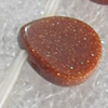 Gold Sand Stone Beads, Teardrop, 10x14mm, Hole:Approx 1mm, Sold per 15.7-inch Strand