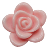 Resin Cabochons, No Hole Headwear & Costume Accessory, Flower, About 33mm in diameter, Sold by Bag