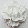 Resin Cabochons, No Hole Headwear & Costume Accessory, Flower, About 43mm in diameter, Sold by Bag