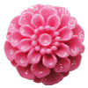 Resin Cabochons, No Hole Headwear & Costume Accessory, Flower, About 35mm in diameter, Sold by Bag