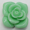 Resin Cabochons, No Hole Headwear & Costume Accessory, Flower, About 29mm in diameter, Sold by Bag