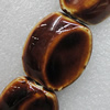 Ceramics Beads, 34x30mm Hole:3mm, Sold by Bag