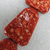 Ceramics Beads, Trapezia 37x27mm Hole:2mm, Sold by Bag