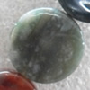 India Agate Beads, Flat Round, 16x5mm, Hole:Approx 1.5mm, Sold per 15.7-inch Strand