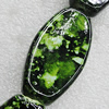 Ceramics Beads, Flat Oval 46x24mm Hole:3mm, Sold by Bag