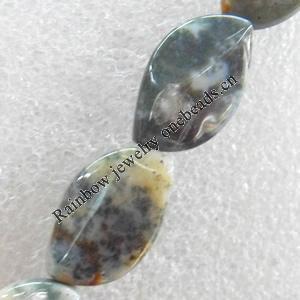 India Agate Beads, 13x20mm, Hole:Approx 1.5mm, Sold per 15.7-inch Strand