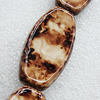 Ceramics Beads, Nugget 46x24mm Hole:3mm, Sold by Bag