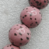 Ceramics Beads, Round 14mm Hole:2mm, Sold by Bag