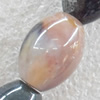India Agate Beads, Oval, 8x12mm, Hole:Approx 1.5mm, Sold per 15.7-inch Strand