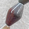 India Agate Beads, Bicone, 8x13mm, Hole:Approx 1.5mm, Sold per 15.7-inch Strand