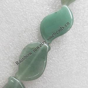 Green Aventurine Beads, 16x26mm, Hole:Approx 1.5mm, Sold per 15.7-inch Strand