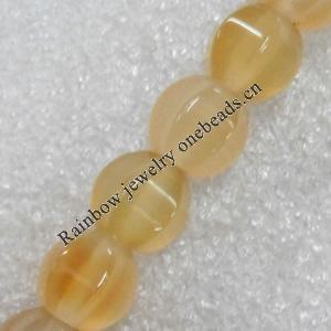Agate Beads, 14mm, Hole:Approx 1.5mm, Sold per 15.7-inch Strand