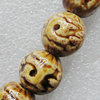 Ceramics Beads, Round 16mm Hole:2mm, Sold by Bag