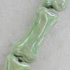 Ceramics Beads Plated AB, Bone 47x22mm Hole:3.5mm, Sold by Bag
