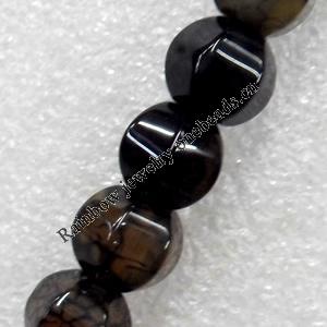 Agate Beads, 10mm, Hole:Approx 1.5mm, Sold per 15.7-inch Strand