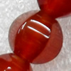 Red Agate Beads, 10mm, Hole:Approx 1.5mm, Sold per 15.7-inch Strand