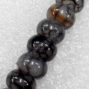 Agate Beads, Rondelle, 8x12mm, Hole:Approx 1.5mm, Sold by PC