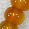 Yellow Agate Beads, Rondelle, 8x12mm, Hole:Approx 1.5mm, Sold by PC