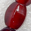 Red Agate Beads, 12x15mm, Hole:Approx 1.5mm, Sold per 15.7-inch Strand