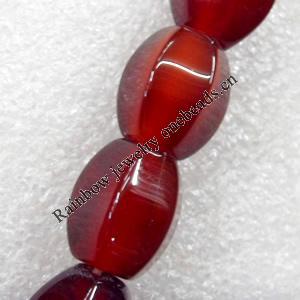 Red Agate Beads, 12x15mm, Hole:Approx 1.5mm, Sold per 15.7-inch Strand