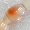 Agate Beads, Oval, 12x16mm, Hole:Approx 1.5mm, Sold per 15.7-inch Strand