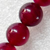 Agate Beads, Round, 4mm, Hole:Approx 1mm, Sold per 15.7-inch Strand