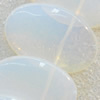 Moonstone Beads, Flat Oval, 30x20mm, Hole:Approx 1.5mm, Sold per 15.7-inch Strand