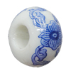 Ceramics Beads European, European Style, 14x9mm, Hole:5mm, Sold by Bag