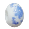 Ceramics Beads European, European Style, 14x10mm, Hole:5mm, Sold by Bag