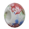 Ceramics Beads European, European Style, 14x10mm, Hole:5mm, Sold by Bag