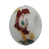 Ceramics Beads European, European Style, 14x10mm, Hole:5mm, Sold by Bag