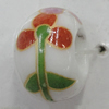 Ceramics Beads European, European Style, 14x10mm, Hole:5mm, Sold by Bag